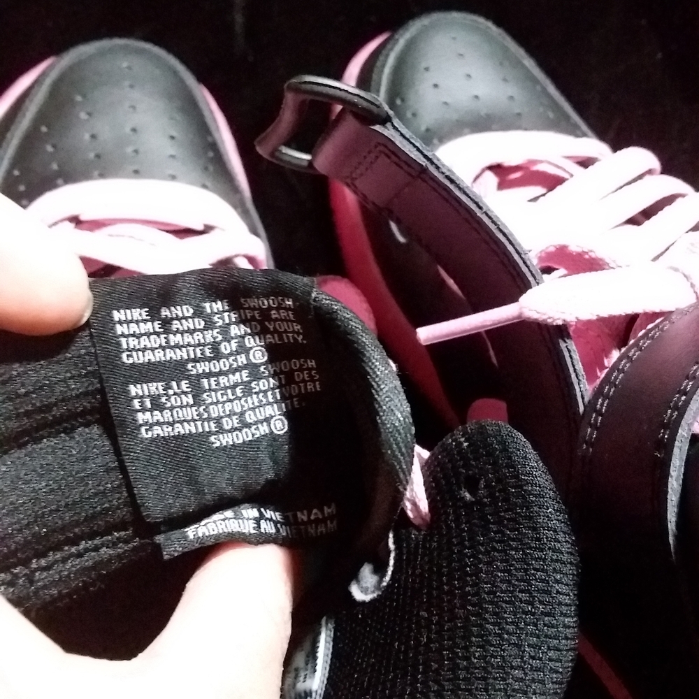 Nike Pink & Black Custom Air Force 1s💖 - Picture 13 of 15